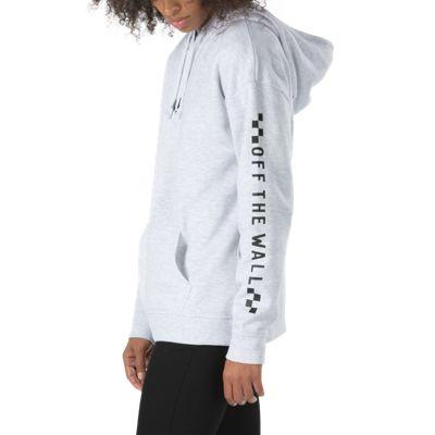 Vans Arched Sleeve Fleece (white Heather Grey)