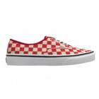 Vans Womens Customs Authentic (red Check)