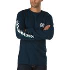 Vans Check It Long Sleeve T-shirt (navy)