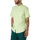Vans Houser Short Sleeve Buttondown Shirt (sharp Green)