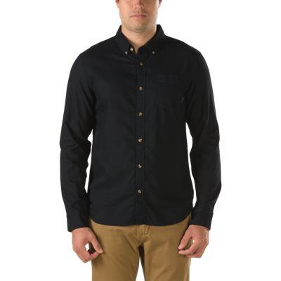 Vans Mendoza Ls Buttondown Shirt (black) Mens T-shirts