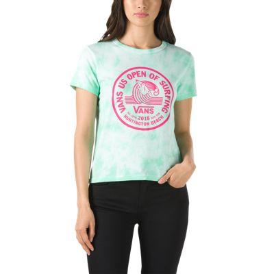 Vans 2018 Vuso Logo Wash Baby Tee (beach Glass)
