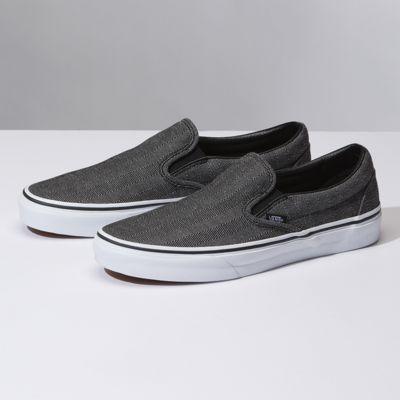 Vans Oversized Herringbone Slip-on (black True White)
