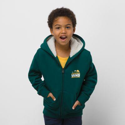 Vans Little Kids Vans Snowy Peak Full Zip Hoodie (botanical Garden)