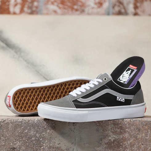 Vans Reflective Skate Old Skool Shoe (black/grey)