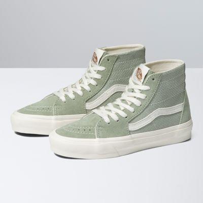 Vans Eco Theory Sk8-hi Tapered (earth Peace Vans Green/marshmallow)