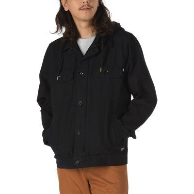 Vans Precept Hooded Trucker Jacket (black)