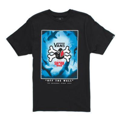 Vans X Shark Week Boys T-shirt (black)
