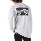 Vans Side Stripe Mountain Long Sleeve T-shirt (ash Heather)