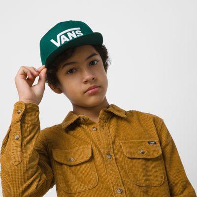 Vans Kids Drop V Snapback Hat (botanical Garden)