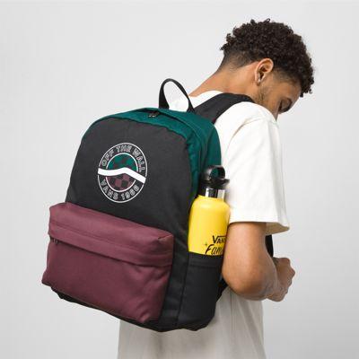 Vans Old Skool H2o Color Blocked Backpack (black/botanical Garden)