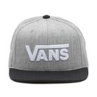 Vans Drop V Snapback Hat (heather Grey/black)