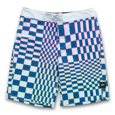 Vans Kids Skewed Checkerboard 16.5 Boardshort (ballad Blue)