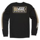 Vans Boys Blendline Long Sleeve T-shirt (black)