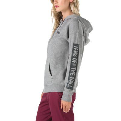Vans Wall Tangle Boyfriend Pullover Hoodie (gray Heather)