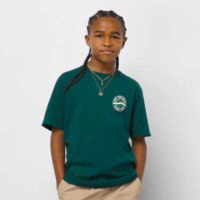 Vans Kids Sidestripe T-shirt (botanical Garden)