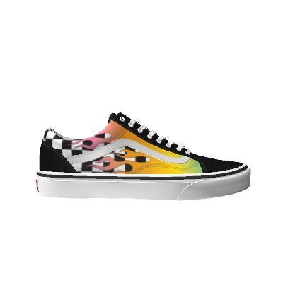 Vans Customs Flame Checkerboard Old Skool (customs)