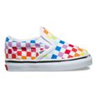 Vans Toddler Checkerboard Slip-on (rainbow True White)