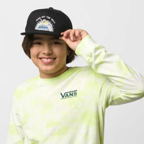 Vans Kids Ripping Reaper Snapback Hat (black)