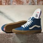 Vans Suede Gum Skate Sk8-hi (dark Denim)