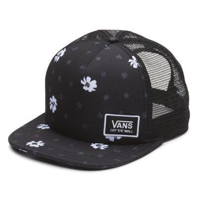 Vans Beach Bound Trucker (black Abstract Daisy)
