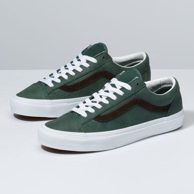 Vans Os Grain Leather Style 36 (trekking Green)