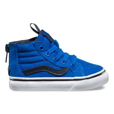 Vans Toddler Canvas Sk8-hi Zip (imperial Blue/parisian Night)