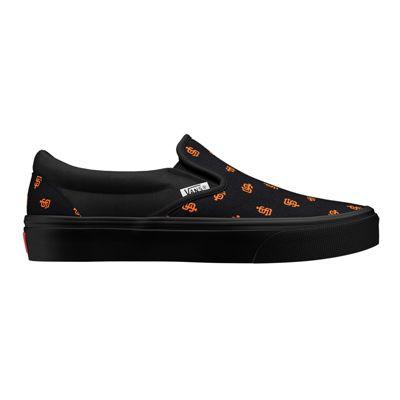 Vans Toddlers Customs Slip-on (san Francisco Giants Black)