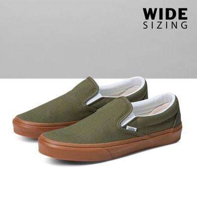 Vans Customs Winter Moss Gum Sole Slip-on Wide (customs)