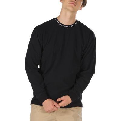 Vans Off The Wall Jacquard Long Sleeve T-shirt (black)