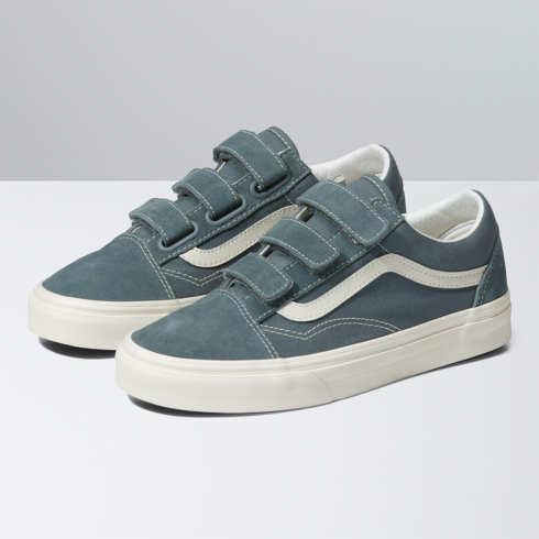 Vans Suede Canvas Old Skool V Shoe (stormy Weather)