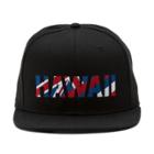 Vans Hawaii Flagged Snapback Hat (black)