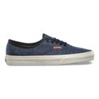 Vans Mens Shoes Skate Shoes Mens Shoes Mens Sandals Guinea Feather Dots Authentic Ca (mood Indigo)