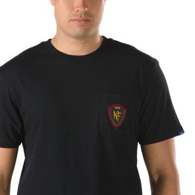 Vans Mens Shoes Skate Shoes Mens Shoes Mens Sandals Nf Arrow Pocket T-shirt (black)