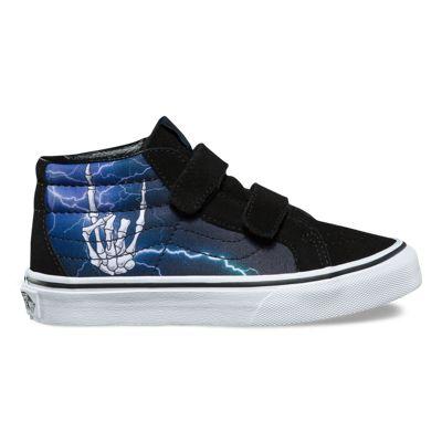 Vans Kids Rocker Bones Sk8-mid Reissue V (lightning/black)