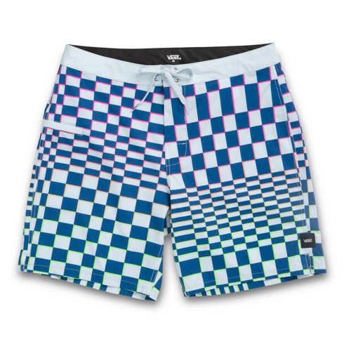 Vans Skewed 18 Checkerboard Boardshort (ballad Blue)