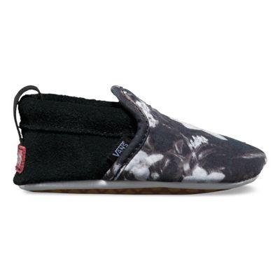 Vans Infant Blurred Floral Slip-on Crib (black)