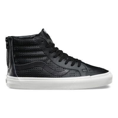 Vans Leather Perf Sk8-hi Reissue Zip (black)