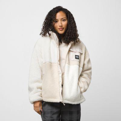Vans Avondale Mock Neck Sherpa Jacket (oatmeal)