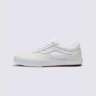 Vans Leather Gilbert Crockett Shoe (white/white)