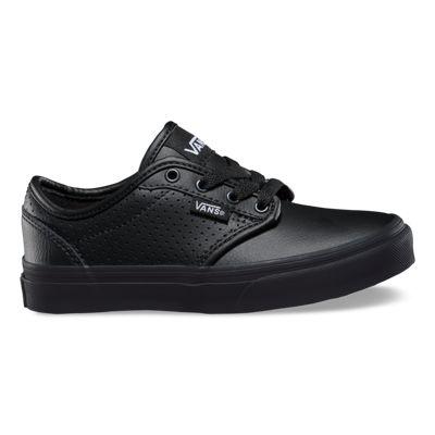 Vans Kids Atwood (perf Leather Black/black)
