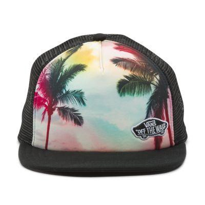 Vans Beach Bound Trucker Hat (sunset Palms)