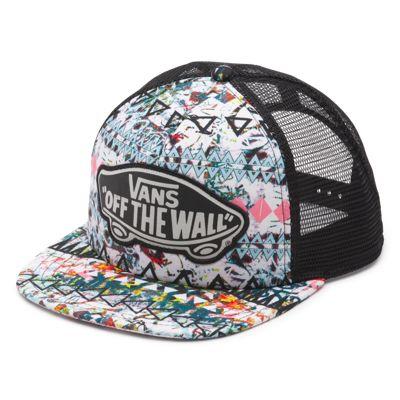 Vans Beach Girl Trucker Hat (white Sand) Womens Hats