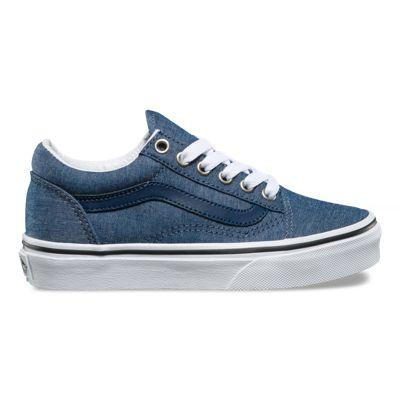 Vans Kids C & L Old Skool (chambray/blue)