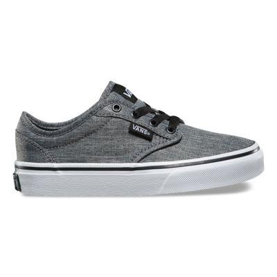 Vans Kids Atwood (chambray Black/gray)