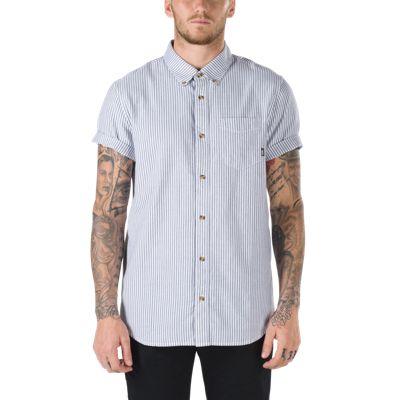 Vans Houser Ss Buttondown Shirt (dress Blues Stripe)