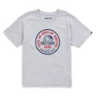 Vans Boys 2016 Uso Logo Lock Up T-shirt (athletic Heather)