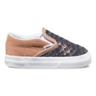 Vans Toddler Metallic Snake Slip-on (rose Gold/true White)