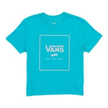 Vans Girls Connector Box Glitter Tee (bluebird)