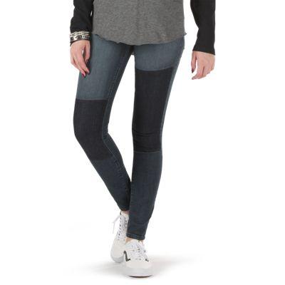 Vans Skinny Jean (miner Blue) Womens Pants